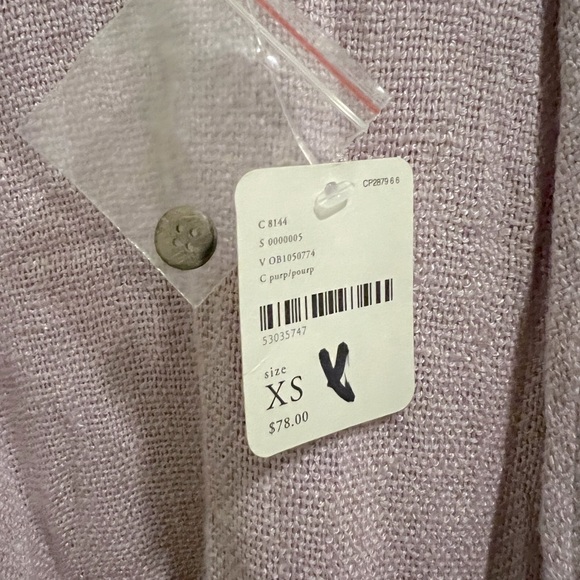 Free People Spring Lavender Linen Dress. XS (fits small to medium) New w/ tag - Picture 3 of 3